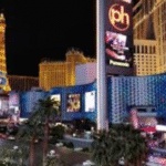 las vegas strip hotels location map
