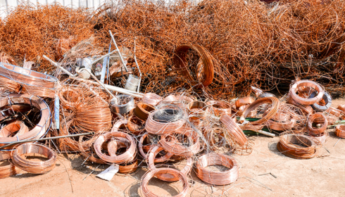 copper recycling plant