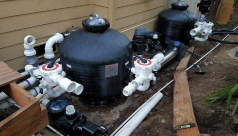 floating pond filter